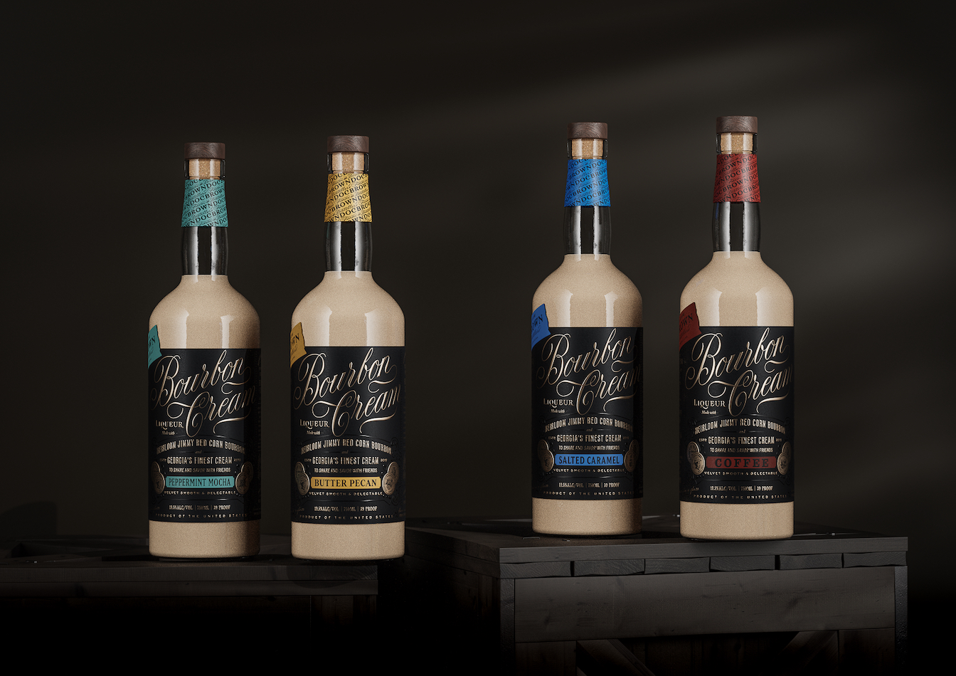 Doc Brown Farm and Distillers Bourbon Cream collection